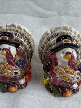 Vintage Jay Imports China Turkey, Salt and Pepper Shakers, Vintage, pre-owned